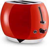 photo BUGATTI-Romeo-Toaster, 7 Toasting Levels, 4 Functions-Tongs not included-870-1035W-Red 1